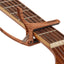 AMUMU PitchMateâ„¢ Wood Color Guitar Capo with Bridge Pin Puller for Acoustic and Electric Guitars