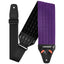 AMUMU AIRCELL-4IN-PUR-CV-STD 4" Ultra Wide Bass & Guitar Strap – Breathable 3D Air Cell Cushion with Purple Canvas Surface & Neoprene Padding, Heavy-Duty Comfort Strap for Electric Guitar & Bass