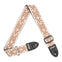AMUMU Starbloom Beige Jacquard Guitar Strap CO03E-BE-V