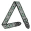 AMUMU Starbloom Green Jacquard Guitar Strap -CO03E-GN-V