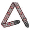 AMUMU Starbloom Red Jacquard Guitar Strap -CO03E-RD-V