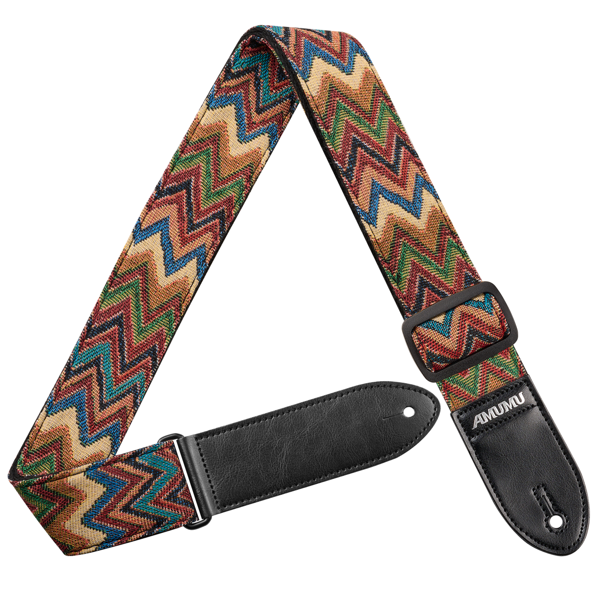 Youtaroh Amumu CO08J Chevron Jacquard Woven Guitar Strap Cotton – AMUMU