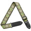 AMUMU Guitar Strap Vintage Flower Jacquard -CO20J-GN