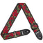AMUMU Red Rose Embroidered Guitar Strap – 2
