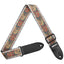 AMUMU 2" Vintage Paisley Guitar Strap β Adjustable 37"β63" | Premium Leather Ends | For Acoustic, Electric & Bass Guitars CO31J