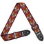 AMUMU Jimi Vintage Jacquard Guitar Strap β 2" Wide | Anti-Scratch Microfiber Ends & Heavy-Duty Metal Hardware-CO36J-V
