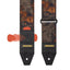 AMUMU CO37P-BG-R 2" Guitar Strap β Molten Gold Black Gold Woven with Top Grain Leather Ends & Quick-Fetch Pick Holder, Adjustable for Acoustic, Electric & Bass Guitars