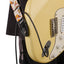 AMUMU Lucky Cat Guitar Strap β 2" Maneki-Neko Pattern | Adjustable & Comfortable with Microfiber Leather Ends -CV05P-ML-V