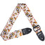 AMUMU Lucky Cat Guitar Strap β 2" Maneki-Neko Pattern | Adjustable & Comfortable with Microfiber Leather Ends -CV05P-ML-V