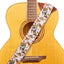 AMUMU Lucky Cat Guitar Strap β 2" Maneki-Neko Pattern | Adjustable & Comfortable with Microfiber Leather Ends -CV05P-ML-V