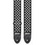 AMUMU Checkergrid Woven Guitar Strap β High-Performance Microfiber Leather Ends & Heavy-Duty Metal Hardware β 2" Wide Adjustable Strap for Acoustic, Electric, and Bass Guitars PP01J-BW-V