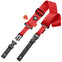 AMUMU SNAPLOCK Red Guitar Strap – Quick-Release, Heavy-Duty & Ultra Comfortable