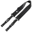 AMUMU® SNAPLOCK⢠Pro Black Guitar Strap - Ultimate Security & Durability for Dynamic Performance SNPL-PRO-NY-BLK