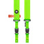 AMUMU® SNAPLOCK⢠Pro Neon Green Guitar Strap - Ultimate Security & Durability for Dynamic Performance SNPL-PRO-NY-NGN