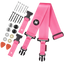 AMUMU® SNAPLOCK⢠Pro Pink Guitar Strap - Ultimate Security & Durability for Dynamic Performance SNPL-PRO-NY-PNK