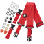 AMUMU® SNAPLOCK⢠Pro Red Guitar Strap - Ultimate Security & Durability for Dynamic Performance SNPL-PRO-NY-RED