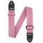 AMUMU Premium Crystal Velvet Guitar Strap - Pink Strap for Electric & Acoustic Guitar VL01-PK