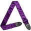 AMUMU Premium Crystal Velvet Guitar Strap - Purple Strap for Electric & Acoustic Guitar VL01-PU