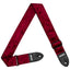 AMUMU Premium Crystal Velvet Guitar Strap - Red Strap for Electric & Acoustic Guitar VL01-RD
