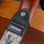 AMUMU Premium Crystal Velvet Guitar Strap - Silver Strap for Electric & Acoustic Guitar VL01-SV