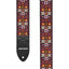 AMUMU Jimi Vintage Jacquard Guitar Strap β 2" Wide | Anti-Scratch Microfiber Ends & Heavy-Duty Metal Hardware-CO36J-V