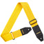 AMUMU Premium Graffiti Yellow Guitar Strap with Full Grain Leather, Quick-Fetch Pick Holder & Heavy-Duty Buckles