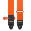 AMUMU Premium Orange Guitar Strap with Full Grain Leather, Quick-Fetch Pick Holder & Heavy-Duty Buckles