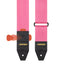 AMUMU Premium Pink Guitar Strap with Full Grain Leather, Quick-Fetch Pick Holder & Heavy-Duty Buckles