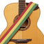 AMUMU Reggae Guitar Strap Jamaica Rasta Cotton -CO02W-RG