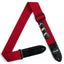 Amumu Soft Cotton with 3 Pick Holders Guitar Strap -CO23W-RD