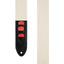 Amumu Soft Cotton with 3 Pick Holders Guitar Strap -CO24W-WT