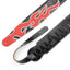 Amumu Leather Flame Guitar Strap -LE06-BR