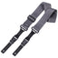 AMUMU Seatbelt Guitar Strap with Clip Dark Gray Nylon -PA01W-DG