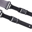AMUMU Seatbelt Guitar Strap with Clip Dark Gray Nylon -PA01W-DG