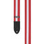 AMUMU Guitar Strap Red White Stripes -CO17W-RW