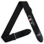Amumu Soft Cotton with 3 Pick Holders Guitar Strap -CO23W-BK