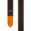 Amumu Pure Cotton With Suede Leather Ends Guitar Strap -CO25W-BN