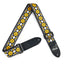AMUMU Yellow Flower Guitar Strap -CO30J