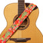 AMUMU Peacock Guitar Strap Red -CV04P