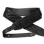AMUMU Diamond Guitar Strap Black Premium Leather -LE02-BK