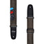 AMUMU Cotton Linen Woven Brown with Pick Holder Guitar Strap -HL01W-BN