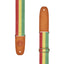 AMUMU Reggae Guitar Strap Jamaica Rasta Cotton -CO02W-RG