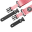 AMUMU Seatbelt Guitar Strap with Clip Pink Nylon -PA01W-PK