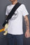 AMUMU SBR Foam Padded Guitar Strap Black - 3.3" Wide -SBR01