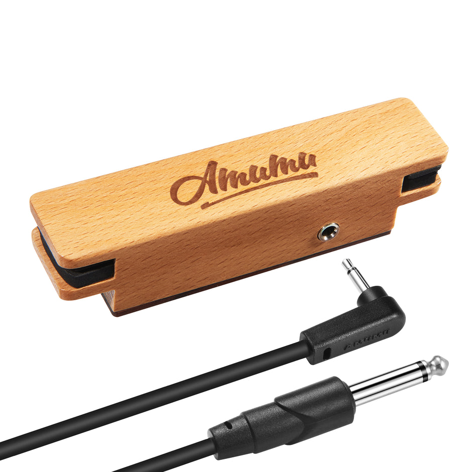 AMUMU NEO-SP30 Passive Neodymium Magnetic Soundhole Pickup for Acousti